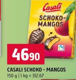 CASALI SCHOKO MANGOS 150 g