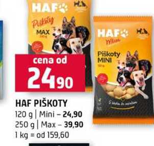 HAF PIŠKOTY 120 g Mini 250 g 