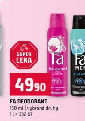 FA DEODORANT 150 ml vybrané druhy