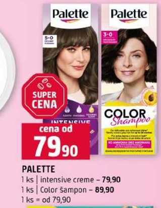 PALETTE 1 ks intensive creme 1 ks Color šampon