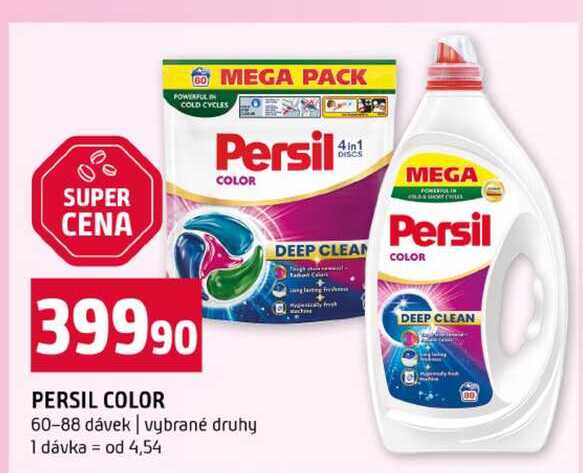 PERSIL COLOR 60-88 dávek vybrané druhy Terno
