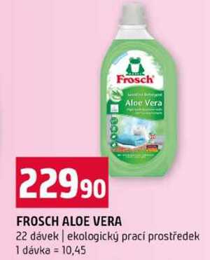 FROSCH ALOE VERA 22 dávek ekologický prací prostředek Terno