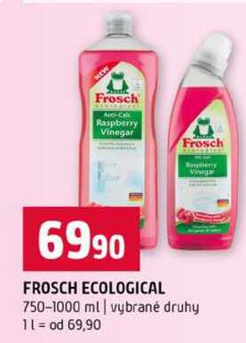 FROSCH ECOLOGICAL 750-1000 ml vybrané druhy Terno