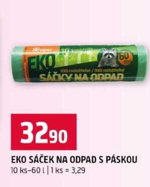 EKO SÁČEK NA ODPAD S PÁSKOU 10 ks-60l Terno