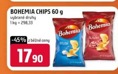 BOHEMIA CHIPS 60 g vybrané druhy