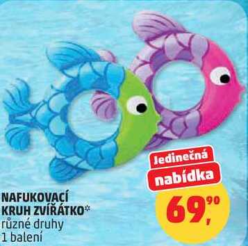 NAFUKOVACÍ KRUH ZVÍŘÁTKO různé druhy, 1 balení