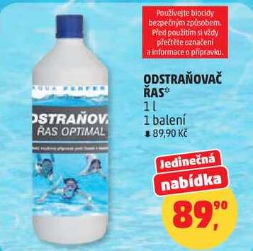 ODSTRAŇOVAČ ŘAS, 1 l, 1 balení Penny Market
