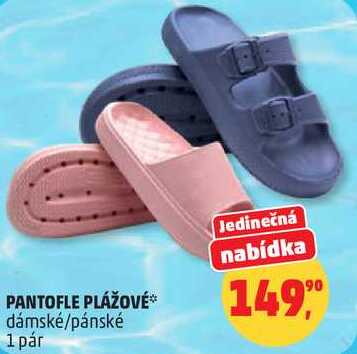 PANTOFLE PLÁŽOVÉ dámské/pánské, 1 pár