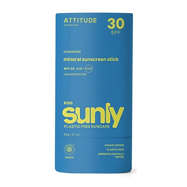 Attitude Dětská 100% minerální ochranná tyčinka na celé tělo (SPF 30) bez vůně Košík.cz
