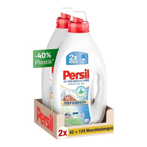 Persil Ultra koncentrovaný Sensitive Gel, 2x 62 pracích dávek Košík.cz