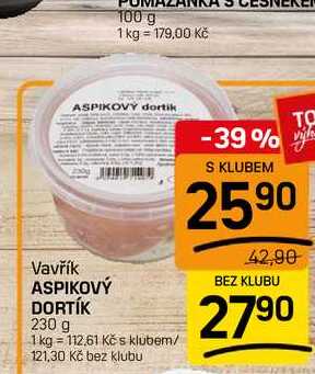 ASPIKOVÝ DORTÍK 230 g