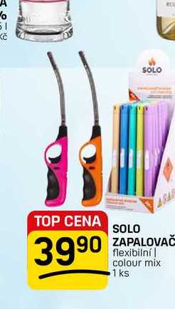 SOLO ZAPALOVAČE flexibilní | colour mix 1 ks FLOP TOP