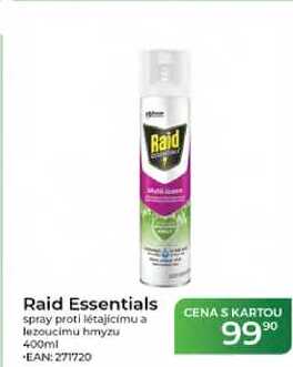 Raid Essentials spray proti létajícímu a lezoucimu hmyzu 400ml Tamda Foods