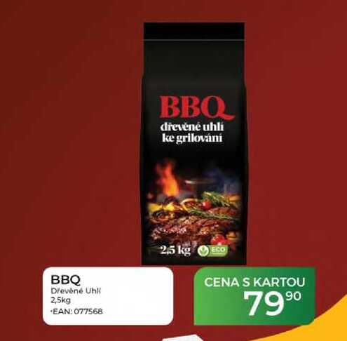 BBQ Dřevěné Uhli 2,5kg 