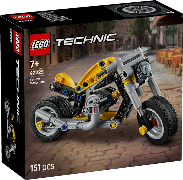 LEGO Žlutá motorka 42225