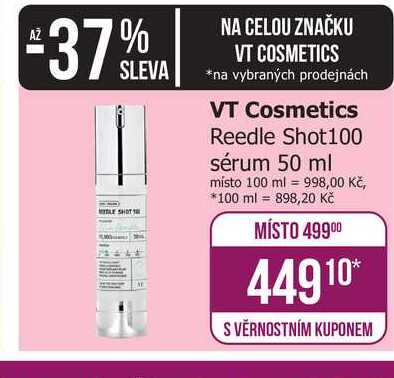 VT Cosmetics Reedle Shot100 sérum 50 ml Teta drogerie