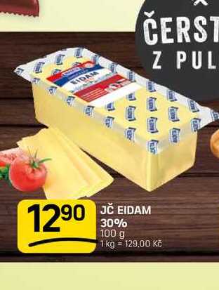 JČ EIDAM 30% 100 g