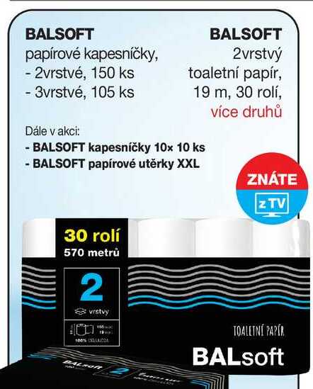 BALSOFT 30 rolí Ráj drogerie