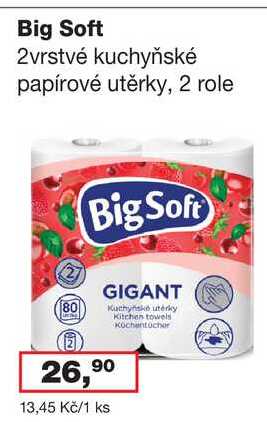 Big Soft 2 role Ráj drogerie