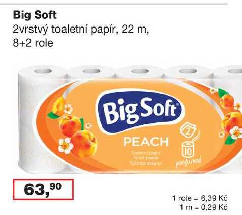 Big Soft 8+2 role Ráj drogerie