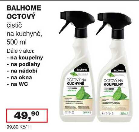 BALHOME OCTOVÝ 500 ml Ráj drogerie