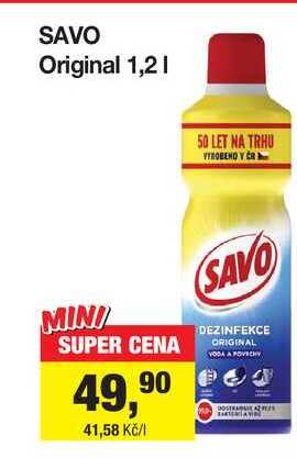 SAVO Original 1,2 l Šlak