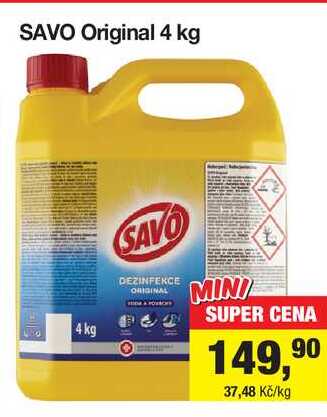 SAVO Original 4 kg Šlak