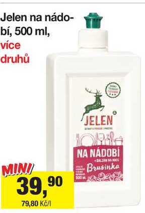 Jelen na nádobí, 500 ml Šlak