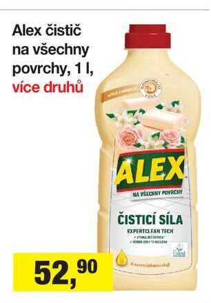 Alex čistič na všechny povrchy, 1 I Šlak