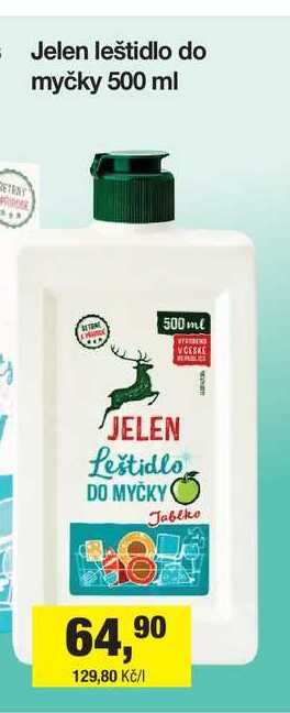 Jelen leštidlo do myčky 500 ml Šlak