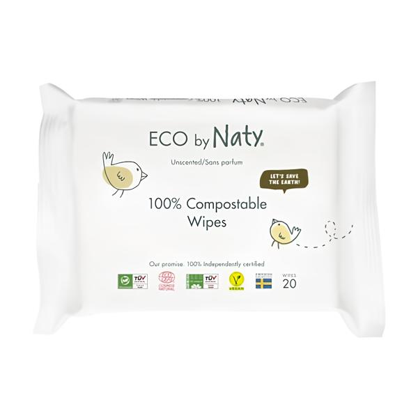 ECO by Naty Vlhčené ubrousky bez vůně pro citlivou pokožku Košík.cz