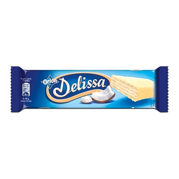 ORION Delissa oplatka s kokosovou náplní máčená v bílé polevě