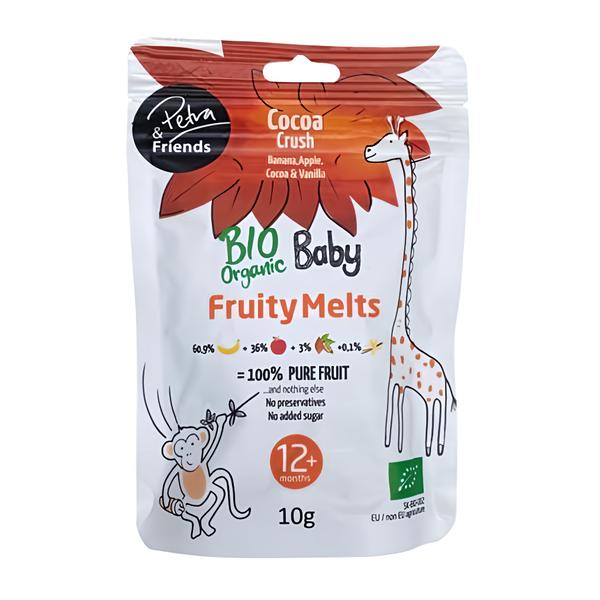 Petra & Friends BIO Ovocné smoothie kousky sušené mrazem - banán, jablko, kakao a vanilka Košík.cz