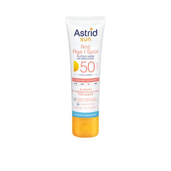 Astrid SUN Pleťový krém na opalování Anti Age Spot SPF 50 Košík.cz