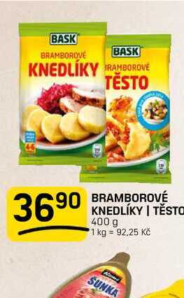 BRAMBOROVÉ KNEDLÍKY | TĚSTO 400 g