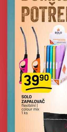 SOLO ZAPALOVAČ flexibilní | colour mix 1 ks FLOP
