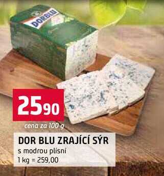 DOR BLU ZRAJÍCÍ SÝR s modrou plísní 100g
