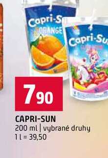 CAPRI-SUN 200 ml vybrané druhy