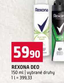 REXONA DEO 150 ml vybrané druhy Terno