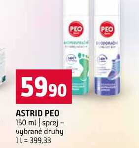 ASTRID PEO 150 ml sprej vybrané druhy Terno