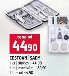 CESTOVNÍ SADY 1 ks šitíčko 1 ks manikúra Terno
