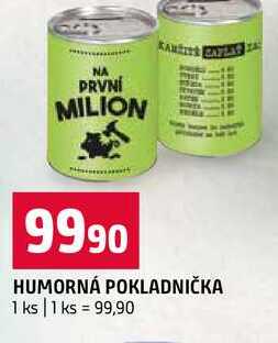 HUMORNÁ POKLADNIČKA 1 ks Terno