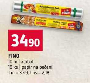 FINO 10 m alobal 16 ks papír na pečení 1m Terno