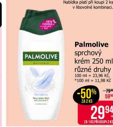 Palmolive sprchový krém 250 ml různé druhy Teta drogerie