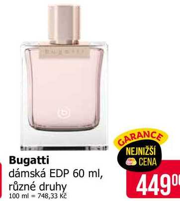 Bugatti dámská EDP 60 ml, různé druhy 