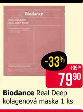 Biodance Real Deep kolagenová maska 1 ks 