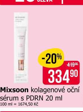Mixsoon kolagenové oční sérum s PDRN 20 ml Teta drogerie
