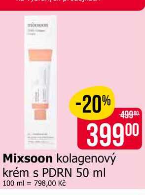 Mixsoon kolagenový krém s PDRN 50 ml Teta drogerie