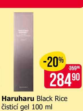 Haruharu Black Rice čisticí gel 100 ml Teta drogerie