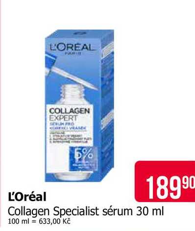 L'OREAL Collagen Specialist sérum 30 ml Teta drogerie